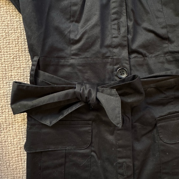 Banana Republic Black Midi Dress with Belt - Picture 5 of 7